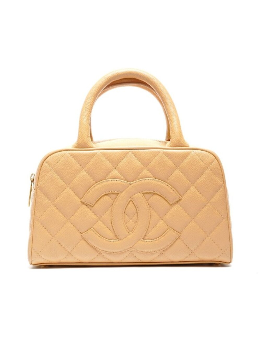 Chanel Handbag CC Logo Caviar Leather Mini